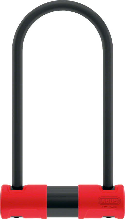 Security - Abus 440A Alarm U-Lock - 4.2 x 9", Keyed, Black/Red, Includes bracket - Image 2