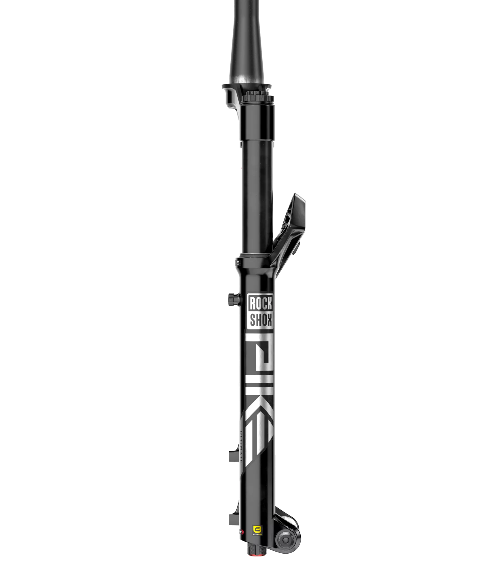 RockShox Pike Ultimate Charger 3 RC2 Suspension Fork - 27.5", 160 mm, 15 x 110 mm, 46 mm Offset, Gloss Black, C1 - Image 3