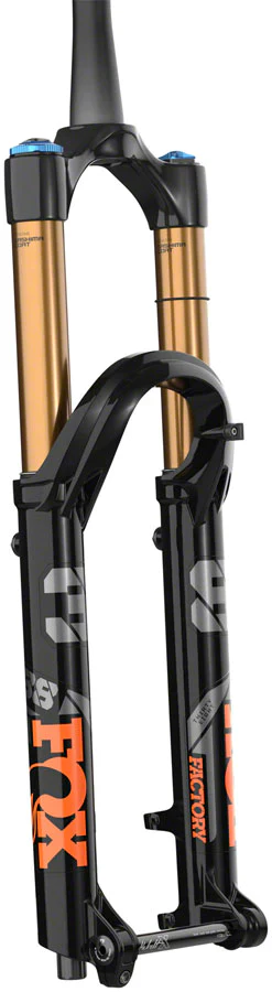 FOX 38 Factory Suspension - 29", 160 mm, Kabolt-X 15 x 110 mm, 44 mm Offset, Shiny Black/Orange, GRIP2 - Image 3
