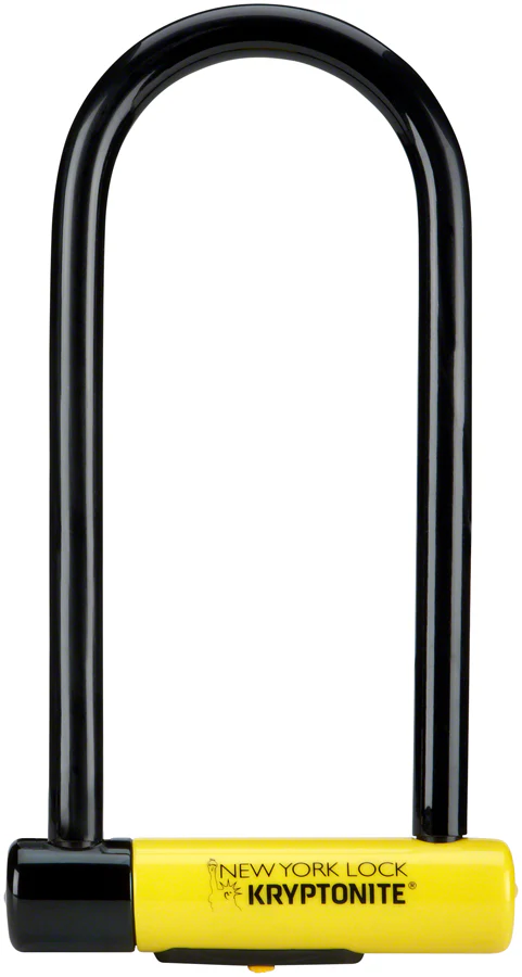 Security - Kryptonite New York LS U-Lock, 4x10.25, Black/Yellow