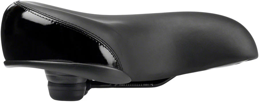 MSW Cruiser Saddle - Memory Foam, Soft Touch Cover, Steel, Black - Image 2