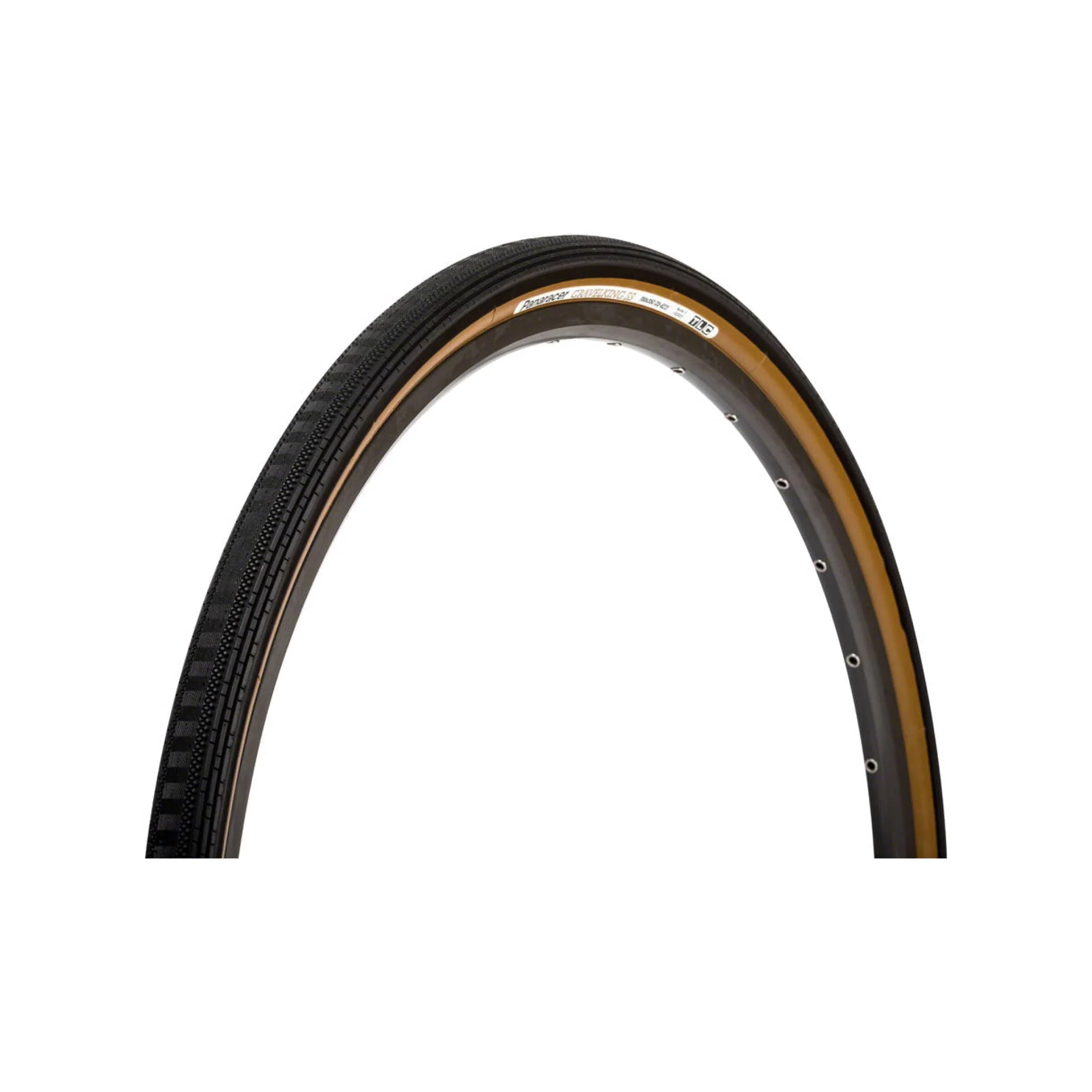 Gravel - Panaracer GravelKing SS Tire - 700 x 35, Tubeless/Tube, Folding, Black/Brown - Babymaker - Image 3