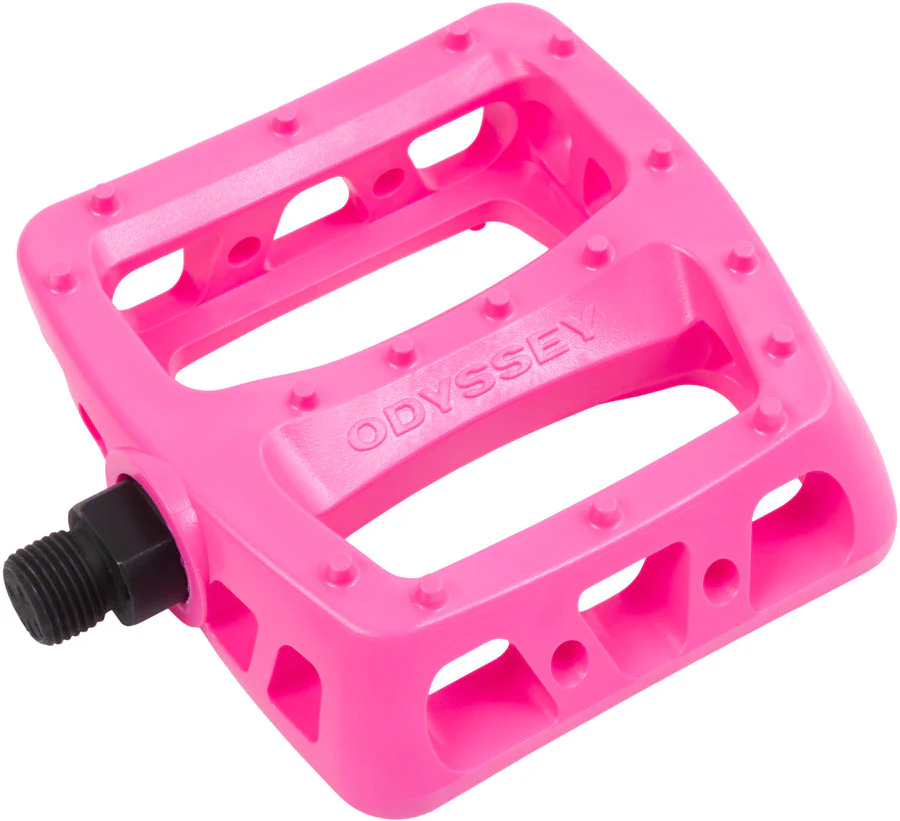 Pedals - Odyssey Twisted PC Pedals - Platform, Composite/Plastic, 9/16"