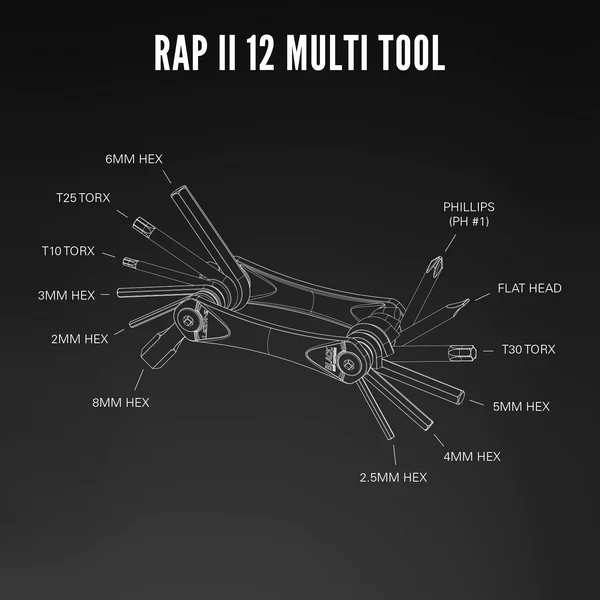 Lezyne RAP II 12 Multi-Tool - Image 3