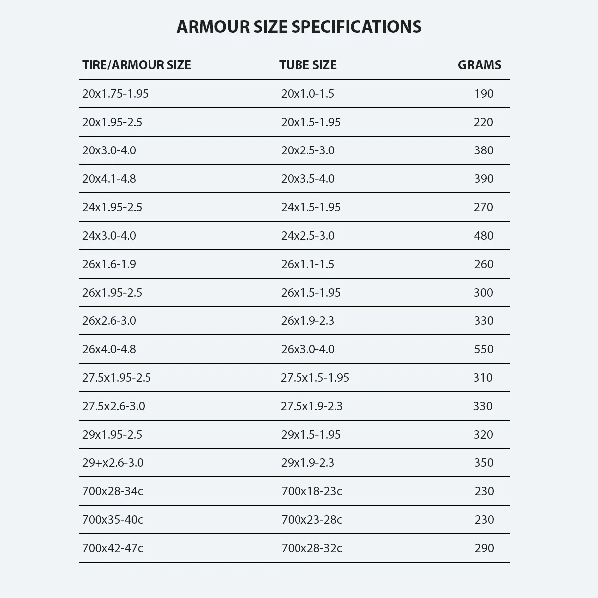 Tube - Tannus Armour Tire Insert - Various Sizes - Image 2